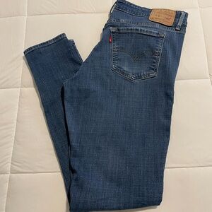 Levi's Women's Skinny Jeans - Dark Blue